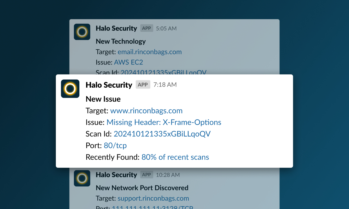 Halo Security Introduces Slack Integration for Instant Alerts on New Assets and Vulnerabilities